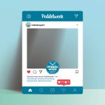 Socialframe XL Peddelweek - 3146 - Bureau Toerisme - Instagram 95x130 - XL