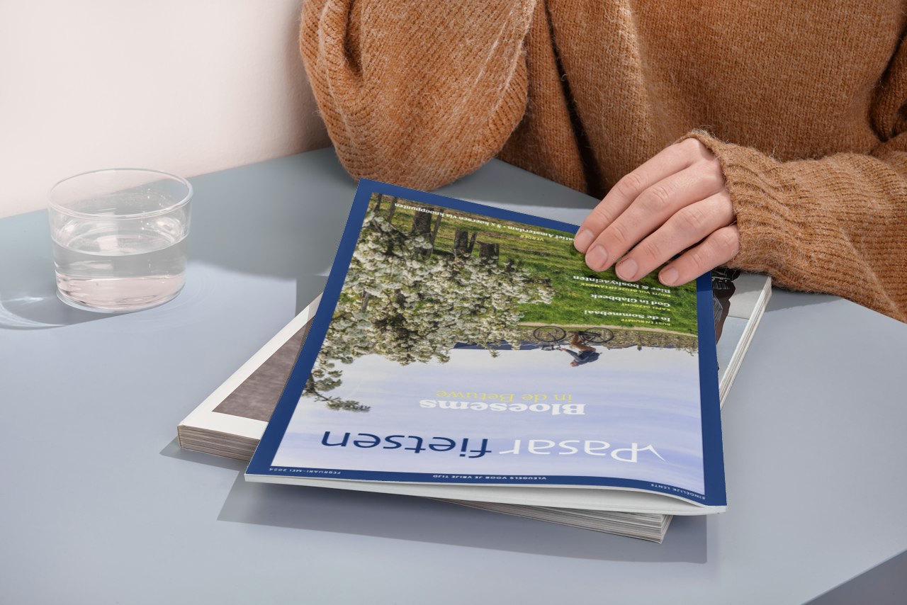De Betuwse bloesem in Vlaams fietsmagazine